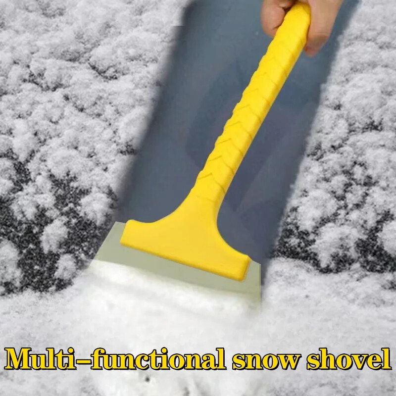 Daugiafunkciniai sniego valymo įrankiai Automobilio langų sniego grandiklis atitirpinimo šepetys ledo kastuvas, priekinio stiklo trafareto valymo valytuvas