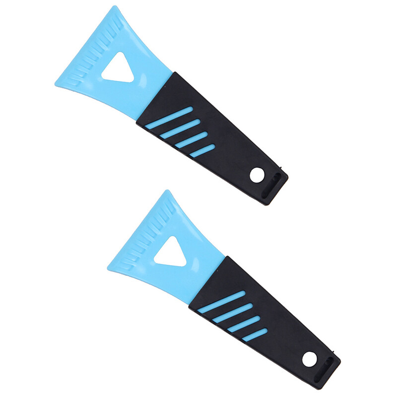 2 db Clean Necessity Mini műanyag spatula ablakkaparó fagyasztó Frost Pvc Pp autó jégkaparó autó