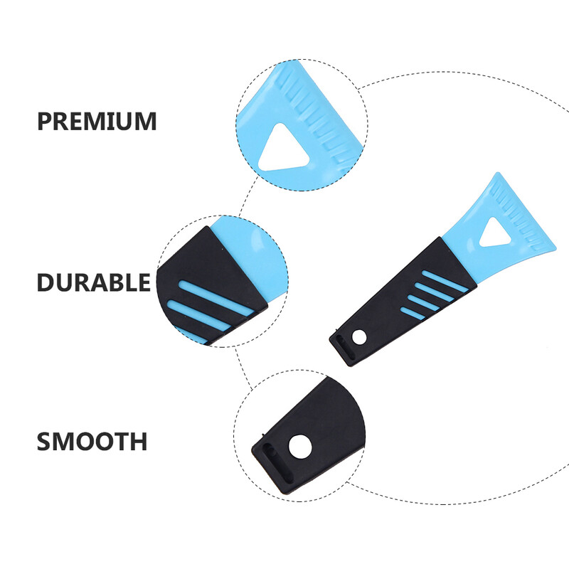 2 db Clean Necessity Mini műanyag spatula ablakkaparó fagyasztó Frost Pvc Pp autó jégkaparó autó