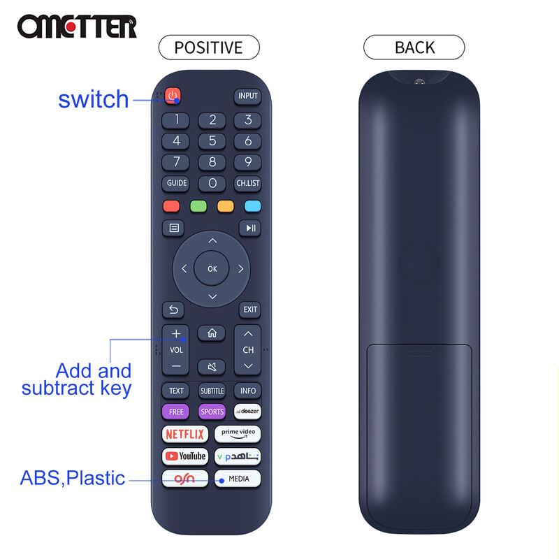 Nou original EN2AD30H (0011) EN2AC30H (0011) pentru telecomandă Hisense Smart LCD LED TV