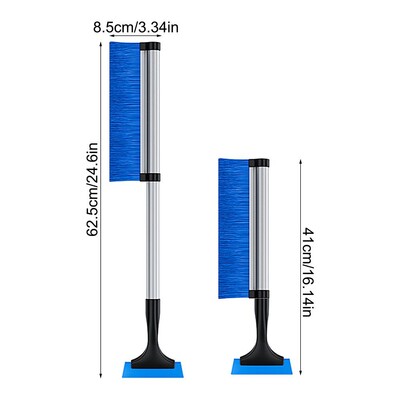 Autó hókefe és jégkaparó jármű hólapát Levehető jégkaparó hókefével az autó szélvédőjének ablakához