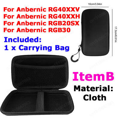 EVA putna torba za pohranu za ANBERNIC RG40XXV tvrda torbica protiv ogrebotina s mrežastom torbom za ANBERNIC RG 40XXV retro igraću konzolu