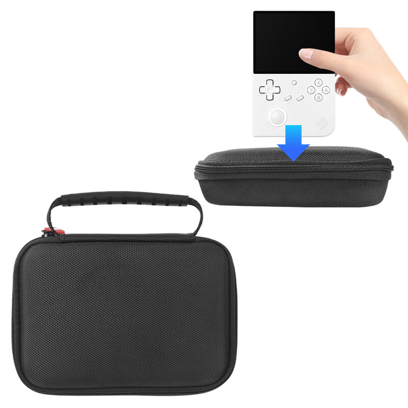 EVA putna torba za pohranu za ANBERNIC RG40XXV tvrda torbica protiv ogrebotina s mrežastom torbom za ANBERNIC RG 40XXV retro igraću konzolu