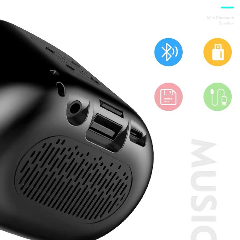 Nauji B62 Bluetooth garsiakalbiai TWS nešiojami HIFI žemųjų dažnių garsiakalbiai mini garsiakalbiai su mikrofonu HD laisvų rankų skambučių palaikymo TF kortelė