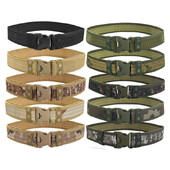 Férfi terepszínű harci vászon övek kiváló minőségű gyorskioldó taktikai oxfordi szövet derékpánt kültéri vadászati nylon munkaöv