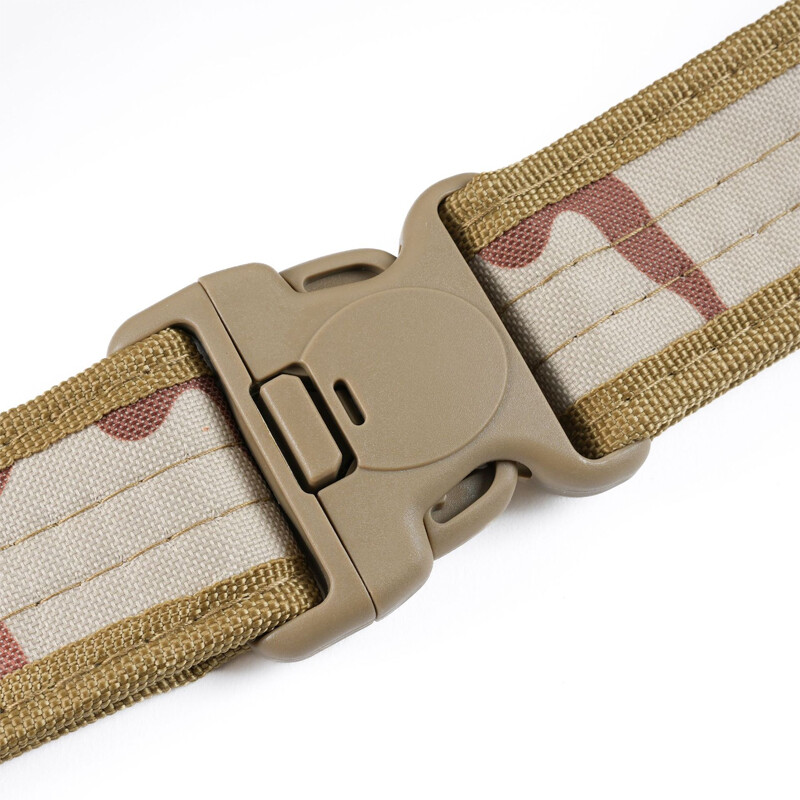 Férfi terepszínű harci vászon övek kiváló minőségű gyorskioldó taktikai oxfordi szövet derékpánt kültéri vadászati nylon munkaöv
