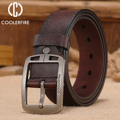 Vyriški Natūralios odos diržai Cowskin Classic Designers Diržai vyrams Vintage Westernboy laisvalaikio laisvalaikio džinsų dirželis HQ223