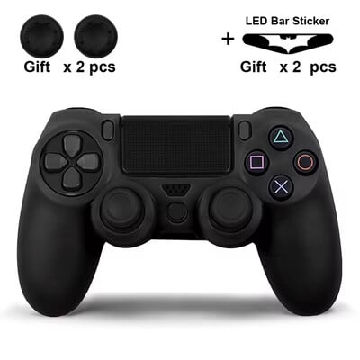 Védő gumi borítás Sony playstation 4 vezérlőhöz Szilikon tok PS4 Gamepadokhoz joystick 2 hüvelykujjjal Fogantyús sapkák