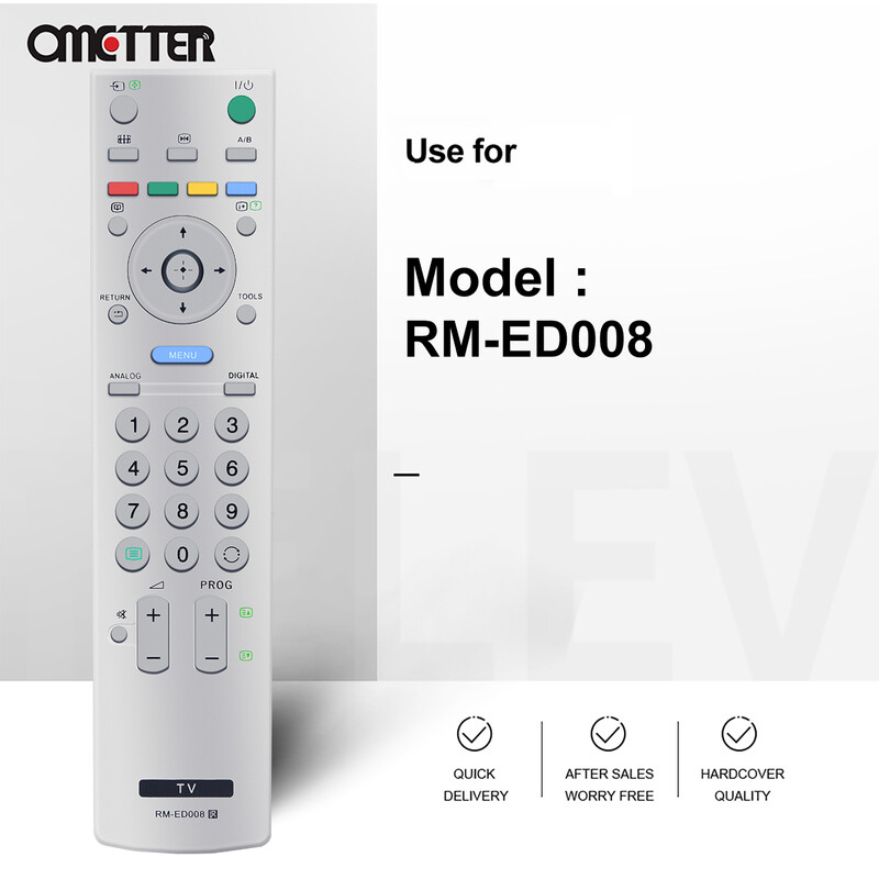 RM-ED008, skirtas Sony LCD televizoriaus nuotolinio valdymo pultui KDL-32S2510 46S2530 40V2500 32S253