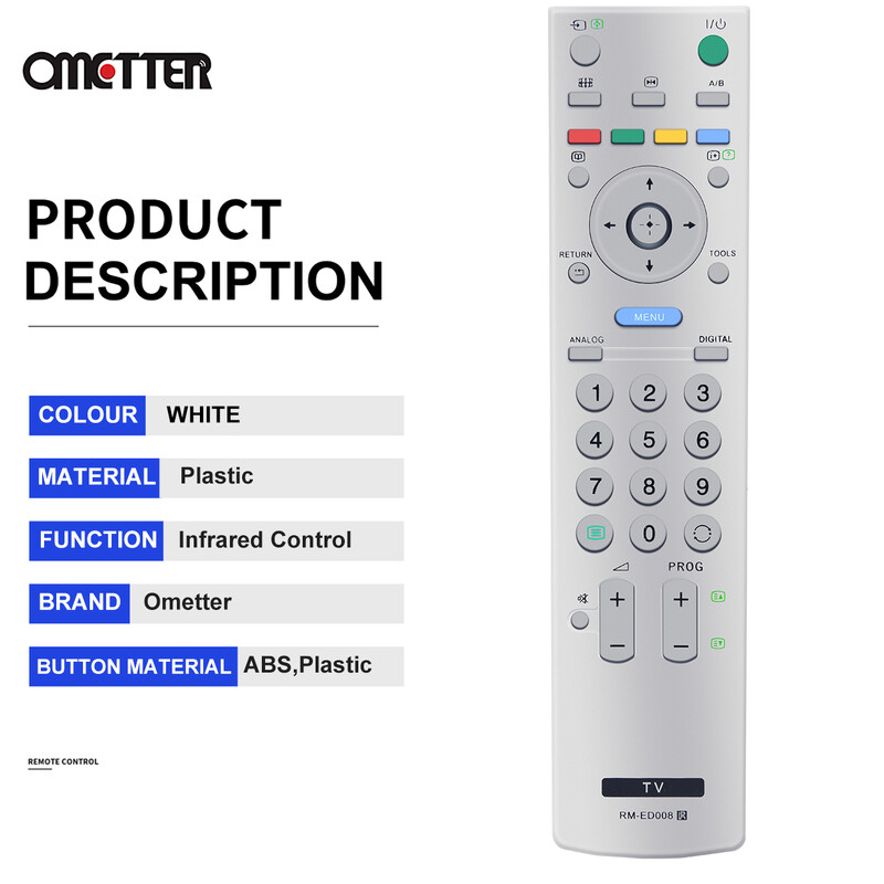 RM-ED008, skirtas Sony LCD televizoriaus nuotolinio valdymo pultui KDL-32S2510 46S2530 40V2500 32S253