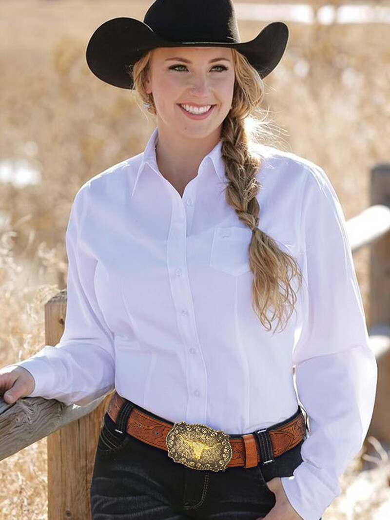 OYIFAN Western Cowboy Belt džinsai su sagtimi diržas madingas diržas 100-110-120 cm raižytas diržas vyrams ir moterims prieinamas madingas diržas