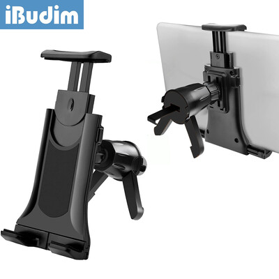 Suport tabletă auto iBudim de 4-12 inci, universal, reglabil, suport pentru aerisire auto pentru iPhone iPad Air Mini tablete Samsung Xiaomi