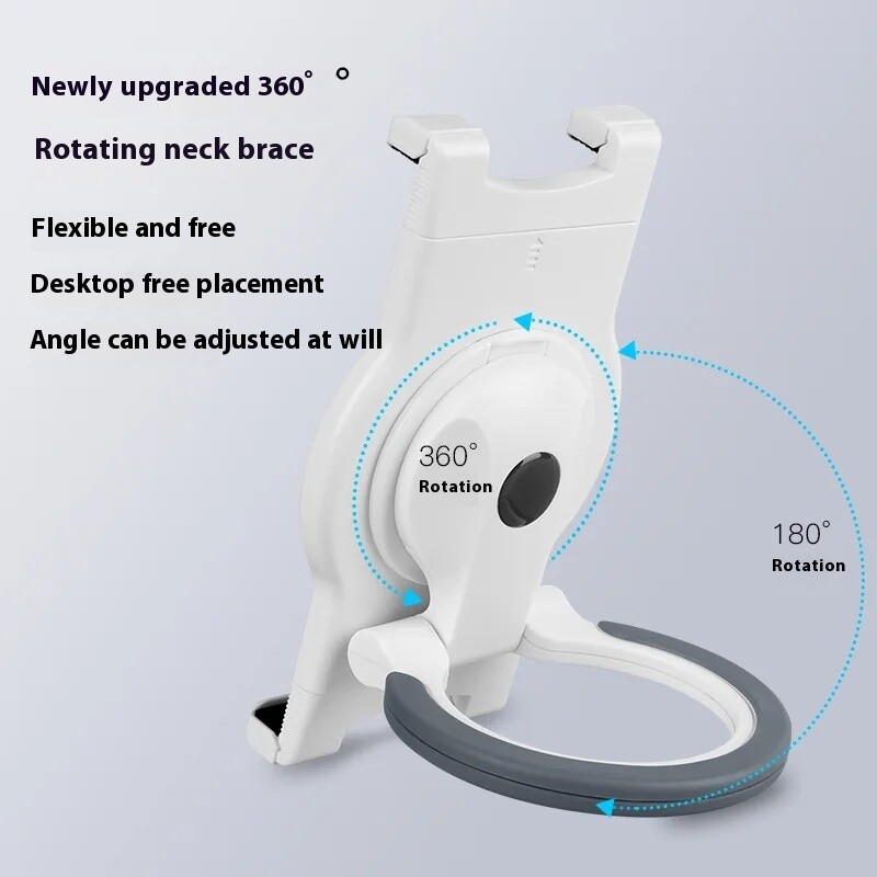 Suport suport tabletă retractabil Suport tabletă de 7-10 inci Rotație de 360 de grade Suport tabletă de birou Mâner Suport inel pentru Ipad