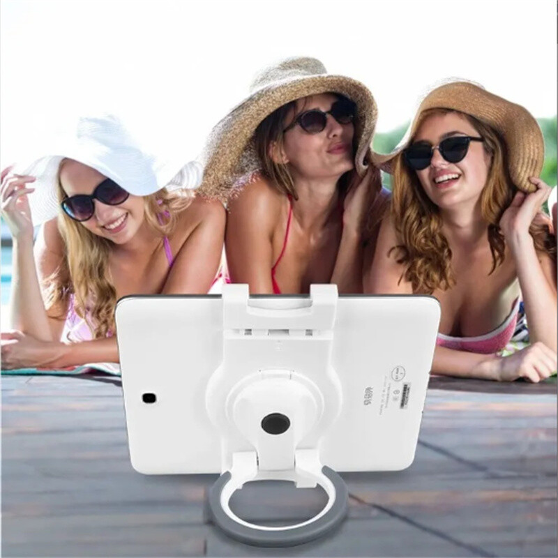 Suport suport tabletă retractabil Suport tabletă de 7-10 inci Rotație de 360 de grade Suport tabletă de birou Mâner Suport inel pentru Ipad