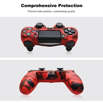 Мека силиконова защитна кожа за SONY Playstation 4 PS4 контролер за PS4 Pro Slim Gamepad Controle Cover Thumb Grips