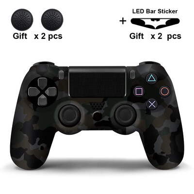 Puha szilikon védőburkolat SONY Playstation 4 PS4 vezérlőhöz PS4 Pro-hoz Slim Gamepad Controle Cover hüvelykujj fogantyúk
