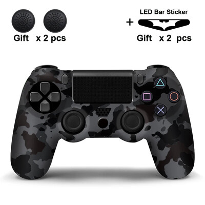 Puha szilikon védőburkolat SONY Playstation 4 PS4 vezérlőhöz PS4 Pro-hoz Slim Gamepad Controle Cover hüvelykujj fogantyúk