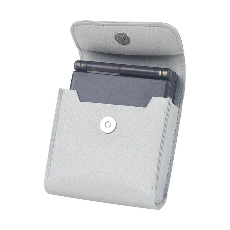 ANBERNIC RG35XXSP klassikalise kokkupandava klapiga käeshoitava konsooli hoiukoti jaoks PU nahast hoiukott mängukonsooli hoiukott