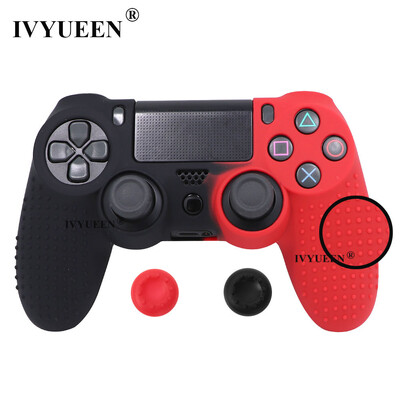 IVYUEEN Husă din silicon anti-alunecare pentru controler Sony PlayStation Dualshock 4 PS4 DS4 Pro Slim
