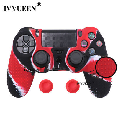 IVYUEEN Husă din silicon anti-alunecare pentru controler Sony PlayStation Dualshock 4 PS4 DS4 Pro Slim