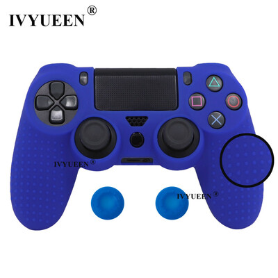 IVYUEEN Husă din silicon anti-alunecare pentru controler Sony PlayStation Dualshock 4 PS4 DS4 Pro Slim