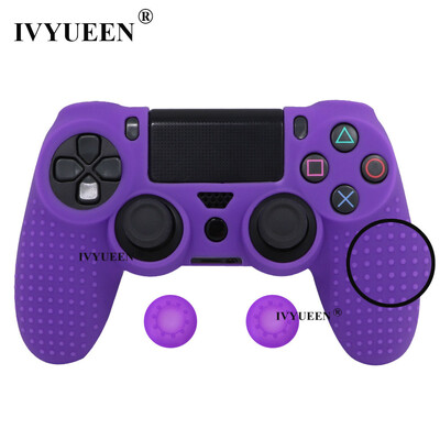 IVYUEEN Husă din silicon anti-alunecare pentru controler Sony PlayStation Dualshock 4 PS4 DS4 Pro Slim