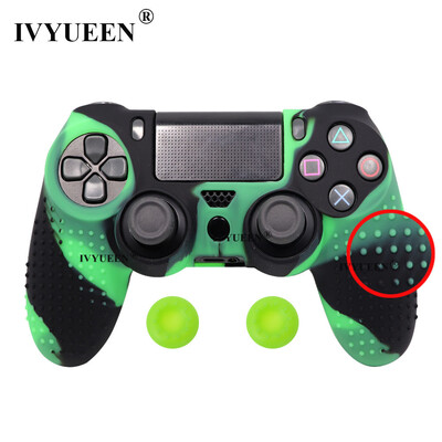 IVYUEEN Husă din silicon anti-alunecare pentru controler Sony PlayStation Dualshock 4 PS4 DS4 Pro Slim