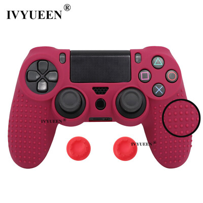 IVYUEEN Husă din silicon anti-alunecare pentru controler Sony PlayStation Dualshock 4 PS4 DS4 Pro Slim