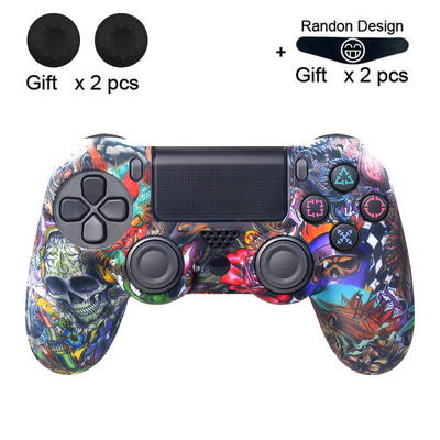 DATA FROG Puha szilikon gél gumi tokborító Sony PS4 Pro vezérlőhöz hüvelykujj markolat Joystick sapka Slim PS4 tartozékokhoz