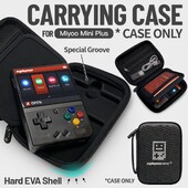 Miyoo Mini Plus tok, kemény hordozható dedikált tok Miyoo Mini Plus V3-hoz 3,5 hüvelykes képernyővel