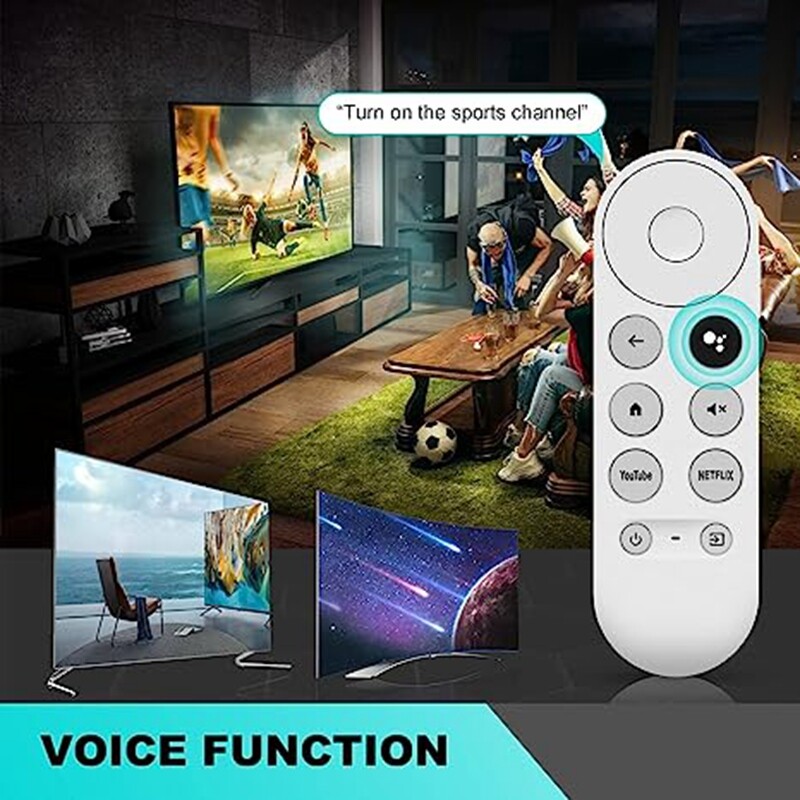 G9N9N Glasovni Bluetooth IR daljinski upravljač Dodaci za Google TV Googlechromecast 2020 W3JD