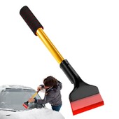 Škrabky na sneh do auta, zimný nástroj na odstraňovanie snehu, nástroj na škrabku na ľad do auta, čelné sklo, automatická lopata na ľad s ergonomickou rukoväťou