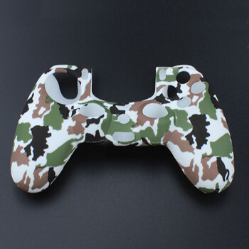 Κάλυμμα δέρματος YuXi Camouflage Rubber Gel από σιλικόνη για το Sony PlayStation Dualshock 4 PS4 DS4 Pro Slim χειριστήριο