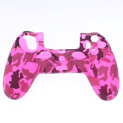 Κάλυμμα δέρματος YuXi Camouflage Rubber Gel από σιλικόνη για το Sony PlayStation Dualshock 4 PS4 DS4 Pro Slim χειριστήριο