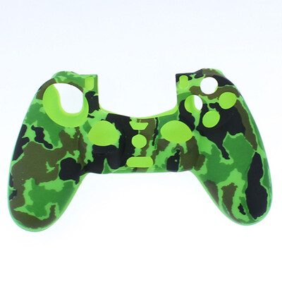 Κάλυμμα δέρματος YuXi Camouflage Rubber Gel από σιλικόνη για το Sony PlayStation Dualshock 4 PS4 DS4 Pro Slim χειριστήριο