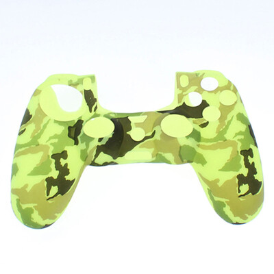 Κάλυμμα δέρματος YuXi Camouflage Rubber Gel από σιλικόνη για το Sony PlayStation Dualshock 4 PS4 DS4 Pro Slim χειριστήριο