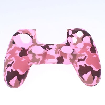 Κάλυμμα δέρματος YuXi Camouflage Rubber Gel από σιλικόνη για το Sony PlayStation Dualshock 4 PS4 DS4 Pro Slim χειριστήριο