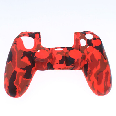 Κάλυμμα δέρματος YuXi Camouflage Rubber Gel από σιλικόνη για το Sony PlayStation Dualshock 4 PS4 DS4 Pro Slim χειριστήριο