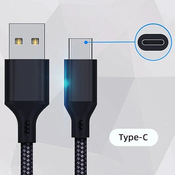 DATA FROG 2m/3m Καλώδιο φόρτισης USB τύπου C για PS5/Xbox Series S Controller Καλώδιο τροφοδοσίας USB Type C για Playstation 5 Αξεσουάρ