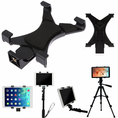 Univerzális táblagép állványra szerelhető bilincs 1/4"-es vezetékes adapterrel Ipad 2/3/4/Air/air2/Mini Galaxy Tablet telefontartóhoz
