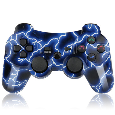 Belaidis žaidimų valdiklis PS3 žaidimų pultui, skirtas Double Shock 3 Bluetooth-4.0 vairasvirtė USB kompiuterio valdikliui, skirtas PS3 joypad