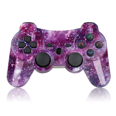 Belaidis žaidimų valdiklis PS3 žaidimų pultui, skirtas Double Shock 3 Bluetooth-4.0 vairasvirtė USB kompiuterio valdikliui, skirtas PS3 joypad