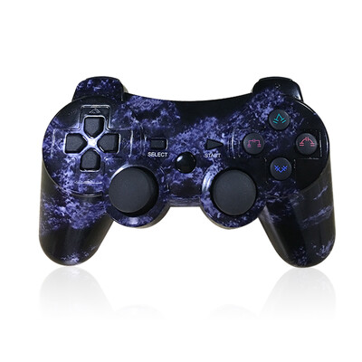 Belaidis žaidimų valdiklis PS3 žaidimų pultui, skirtas Double Shock 3 Bluetooth-4.0 vairasvirtė USB kompiuterio valdikliui, skirtas PS3 joypad