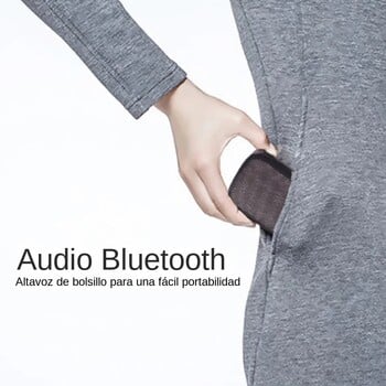 Μίνι υφασμάτινο ηχείο Bluetooth Ασύρματα μπάσα αδιάβροχα εξωτερικά 3D στερεοφωνικά ηχεία μουσικής Κάρτα TF Ηχείο ραδιοφώνου υπογούφερ FM