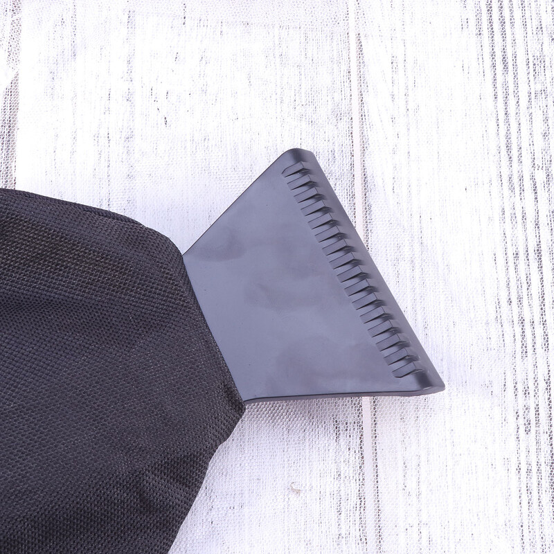 Mănuși pentru îndepărtarea răzuiței pentru zăpadă pentru mașină pentru curățarea mașinii de mână Instrument de curățare a zăpezii Răzuitoare de gheață pentru stilul auto pentru geamuri auto (negru)