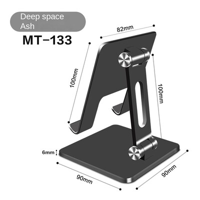 Táblagép állvány IPad Xiaomi Tablet alumínium asztali tartóhoz, állítható számítógépalap