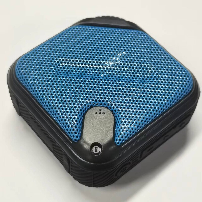 Rockmia EBS-502 Mini hordozható hangszóró Bluetooth Music Box Promóciós ár Egyszerű négyzet, MIC passzív radiátor mélyhanggal