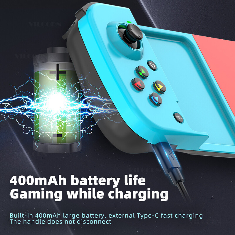 D3 Gamepad Teleskopický BT Bluetooth Herný ovládač pre PC IOS Android PUBG Switch PS4 Stretch Bezdrôtový 3D Joystick s makrom