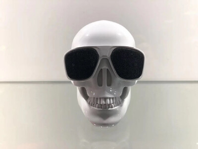 Boxe portabile Mini-Skull Little Skull Wireless Bluetooth Cartoon Bones Ghost Head Mic compatibil 5W Hd Stereo Woofer Muzică