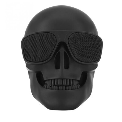 Hordozható mini-koponya hangszórók Little Skull vezeték nélküli Bluetooth rajzfilm Bones Ghost Head Small kompatibilis 5W HD sztereó mélysugárzó zene
